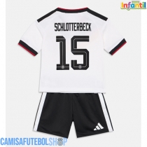 Camisa de time de futebol Alemanha Nico Schlotterbeck #15 Replicas 1º Equipamento Infantil Mundo 2026 Manga Curta (+ Calças curtas)